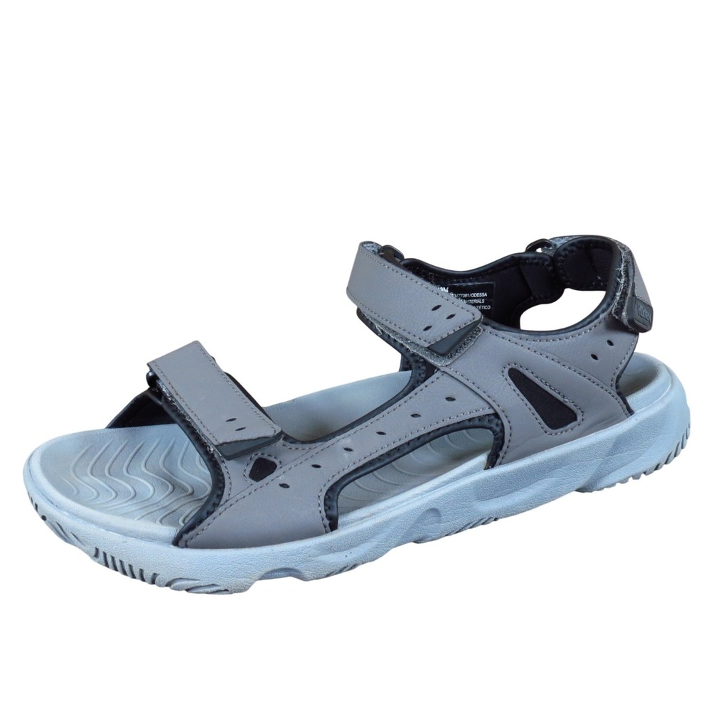 Hurley Odessa Men Sandal 13 Medium Outdoor Casual Gray Synthetic Strap